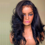 4c Hairline Lace Front Wigs Body Wave 13x4/13x6 HD Lace Frontal Wig Curly Edges - Ossilee Hair