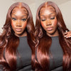 Color 4 Chocolate Brown Lace Front Wigs 5x5/13x6 Body Wave Human Hair HD Lace Wigs 10A Grade - Ossilee Hair