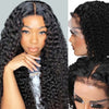 4c Hairline Edges Lace Wigs Deep Wave 13x4 13x6 HD Lace Frontal Wig Human Hair 180% Density