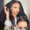 4c Hairline Edges Lace Wigs Deep Wave 13x4 13x6 HD Lace Frontal Wig Human Hair 180% Density
