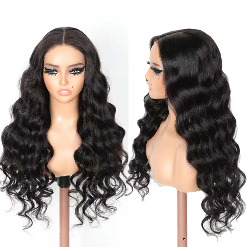 Super Natural Skin Melted HD Lace Front Wigs 4x4/13x4 Body Wave Pre Plucked Frontal Wigs 10A Virgin Brazilian Hair - Ossilee Hair