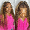 13x4/13x6 HD Lace Front Human Hair Wigs  4/27 Highlight Deep Wave Lace Front Wig Customized Piano Color - Ossilee Hair