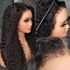 4C Edge Hairline Lace Wigs Kinky Curly 4x4 5x5 HD Lace Closure Wig Human Hair