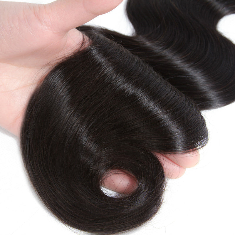 9A One Piece Human Hair Bundles Deal Brazilian Body wave Weave bundles - Ossilee Hair