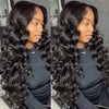 13x4 HD Lace Front Wig Loose Wave Brazilian Virgin Human Hair Wig - Ossilee Hair