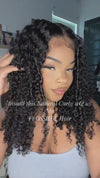4c Hairline Edges Lace Front Wigs Kinky Curly 13x4/13x6 HD Lace Frontal Wig Curly Baby Hair
