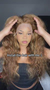 13x4/13x6 HD Lace Front Wigs Body Wave 4/27 Highlight Human Hair Wigs Customized Piano Color