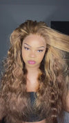 13x4/13x6 HD Lace Front Wigs Body Wave 4/27 Highlight Human Hair Wigs Customized Piano Color