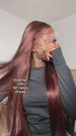 Color 4 Chocolate Brown Lace Front Wigs 5x5/13x6 Body Wave Human Hair HD Lace Wigs 10A Grade