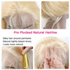 613 Blonde Body Wave Lace Front Wig 180% Destiny 100% Human Hair Natural Hairline - Ossilee Hair