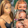 5x5 HD Lace Closure Wig Straight Highlight Human Hair Wigs 180% 250% Density 10A Grade - Ossilee Hair