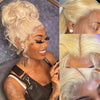 360 Lace Frontal Wigs 613 Blonde Human Hair Lace Wigs Body Wave Can be Bleached - Ossilee Hair