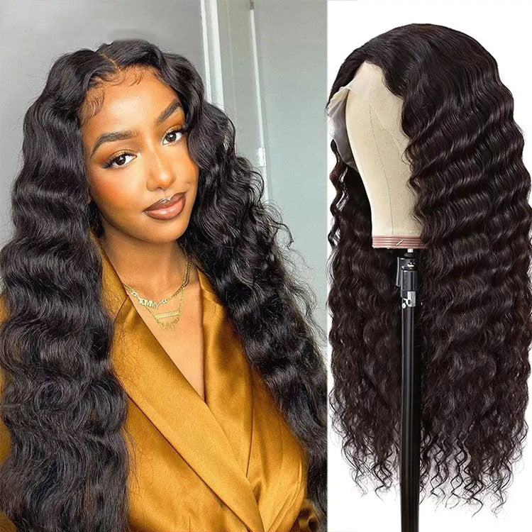 4x4/13x4 HD Lace Front Human Hair Wigs Loose Deep Wave Lace Front Wigs Transparent Lace Wigs 9A Grade - Ossilee Hair