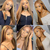 Ossilee Hair 13x4 Highlight Lace Front Wigs Blonde Highlight Brazilian Virgin Human Hair Lace Wig - Ossilee Hair