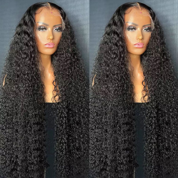 13x6 HD Lace Frontal Wig Kinky Curly Brazilian Curly Virgin Human Hair - Ossilee Hair