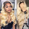 Ombre Blonde Lace Wigs 4x4/13x4 Lace Front Human Hair Wigs 1b 613 Body Wave Human Hair Wig - Ossilee Hair