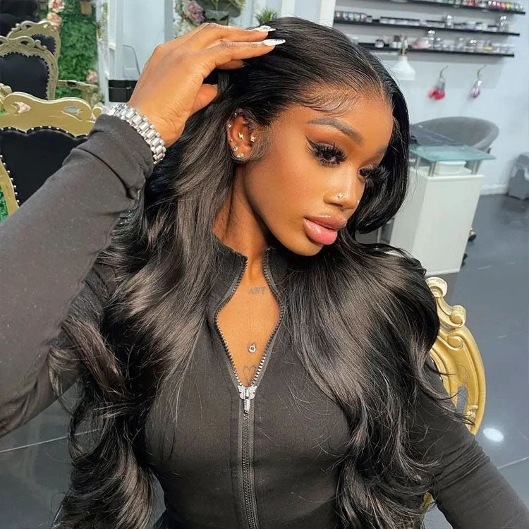 Pre Cut Lace Wear and Go Glueless Wig Human Hair Body Wave 4x4 5x5 HD Lace Closure Wig
