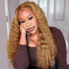 27 Color Honey Blonde 13x4 Deep Wave HD Lace Front Wigs 10A Raw Virgin Human Hair - Ossilee Hair