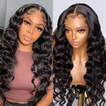 Loose Wave 5x5 HD Lace Closure Wigs Brazilian Virgin Hair 10A Unprocessed Human Hair Wigs 180% 250% Recommend - Ossilee Hair