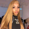 27 Color Honey Blonde 13x4 Straight HD Lace Front Wigs Brazilian Virgin Human Hair - Ossilee Hair