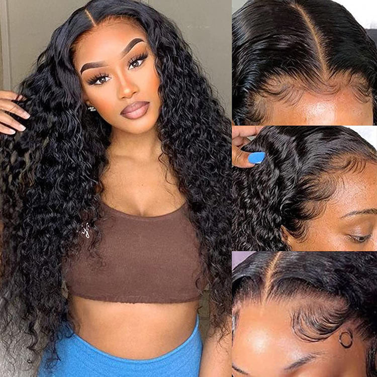 Ossilee 4x4 HD Lace Wig Deep Wave 6x6 Lace Closure Wig Brazilian Virgin Human Hair Lace Wig - Ossilee Hair