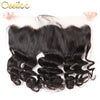 Brazilian Loose Wave 9A Grade 3Bundles With 13x4 Pre-Plucked Lace Frontal Natural Color 100% Human Hair - Ossilee Hair