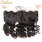 9A Grade Malaysian Loose Wave 3Bundles With 13x4 Pre-Plucked Lace Frontal 100% Human Hair - Ossilee Hair