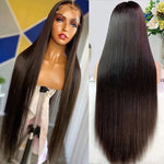4x4/13x4 HD Transparent Lace Front Human Hair Wigs Straight Hair Glueless Skin Melt HD Lace Wigs 10A Grade - Ossilee Hair