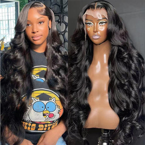 Super Natural Skin Melted HD Lace Front Wigs 4x4/13x4 Body Wave Pre Plucked Frontal Wigs 10A Virgin Brazilian Hair - Ossilee Hair