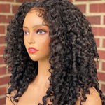 4c Hairline Edges Lace Front Wigs Kinky Curly 13x4/13x6 HD Lace Frontal Wig Curly Baby Hair - Ossilee Hair