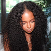 Super Natural V part & U part Glueless Human Hair Wigs Jerry Curly Wig Easy to Install Tight and Breathable - Ossilee Hair