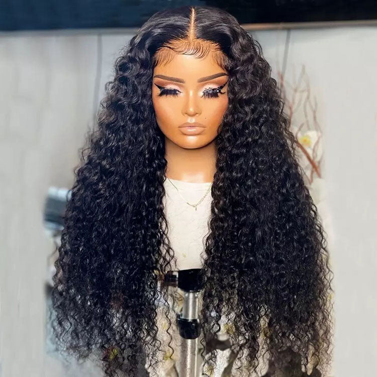 Ossilee Hair 13x6 HD Transparent Lace Front Wigs Brazilian Virgin Deep Wave Frontal Wigs 10A Grade - Ossilee Hair