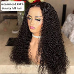 Kinky Curly Hair 5x5 HD Lace Closure Wigs Glueless Human Hair Wigs Transparent Closure Wig10A Grade - Ossilee Hair