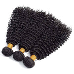 Top Quality 9A 3Pcs Jerry Curly With 4x4 Lace Closure Soft Indian Virgin Hair Bundles - Ossilee Hair