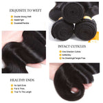 Real 9A Unprocessed Virgin Hair Body Wave With 4x4 Lace Closure - Ossilee Hair