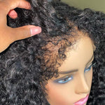 4c Hairline Edges Lace Front Wigs Kinky Curly 13x4/13x6 HD Lace Frontal Wig Curly Baby Hair - Ossilee Hair