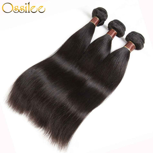 6x6 Lace Closure With Hair Bundles New Arrival Brazilian Straight Hair With 6x6 Lace Closure - Ossilee Hair