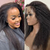 4c Hairline Edges Lace Front Wigs Kinky Straight 13x4/13x6 HD Lace Frontal Wig with Curly Baby Hair - Ossilee Hair