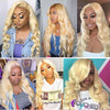 613 Blonde Body Wave Lace Front Wig 180% Destiny 100% Human Hair Natural Hairline - Ossilee Hair