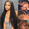 Ossilee Hair 13x6 HD Transparent Lace Front Wigs Brazilian Virgin Deep Wave Frontal Wigs 10A Grade - Ossilee Hair