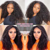 4x4/13x4 Kinky Curly Lace Front Wigs HD Transparent Lace Wigs Human Hair Closure Wigs 9A Grade - Ossilee Hair