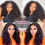 4x4/13x4 Pre-Plucked HD Lace Front Curly Wig 150% 200% 250% Density Kinky Curly Lace Frontal Wig 10A Grade - Ossilee Hair