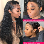 13x6 HD Lace Front Wigs Human Hair Water Wave Lace Wigs 9A/10A Grade Natural Hairline - Ossilee Hair