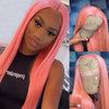 Colore Wigs Straight Human Hair 13x4 HD Lace Front Wigs Blue/Green/Pink/Yellow Color - Ossilee Hair