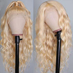 613 Blonde Body Wave Lace Front Wig 180% Destiny 100% Human Hair Natural Hairline - Ossilee Hair