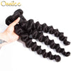 Real 9A Loose Deep Wave Virgin Hair 3Bundles With 13x4 Pre-Plucked Lace Frontal - Ossilee Hair