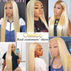 13X6 Blonde Lace Front Brazilian Human Hair Wigs 13X6 Lace Front Wig Glueless Straight Human Hair Wig 11A Grace - Ossilee Hair