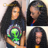 Deep Wave 4x4 HD Lace Wig 6x6 Lace Closure Wig 180% Density Deep Wave Remy Hair Lace Wig 11A Grade - Ossilee Hair