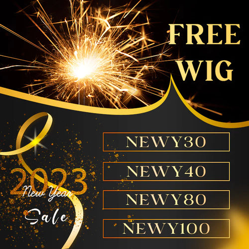 4x4/13x4 Lace Front Human Hair Wigs Random Giveaway for New Year Sale - Ossilee Hair