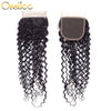 4x4 Afro Curly Human Hair Lace Closure Middle Part,Free Part ,Three Part - Ossilee Hair
